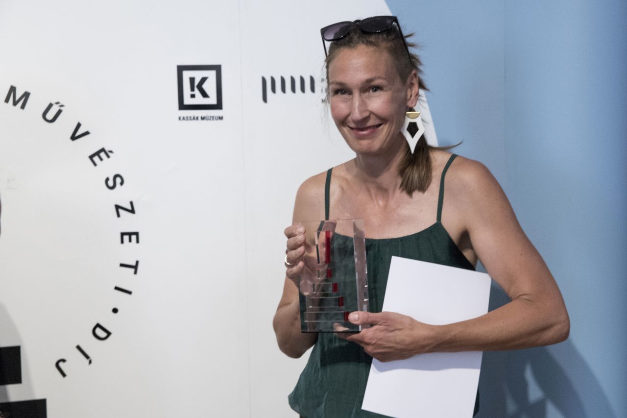 Fabricius Anna nyerte el az idei Kassák kortárs művészeti díjat Fotó: Birtalan Zsolt/PIM