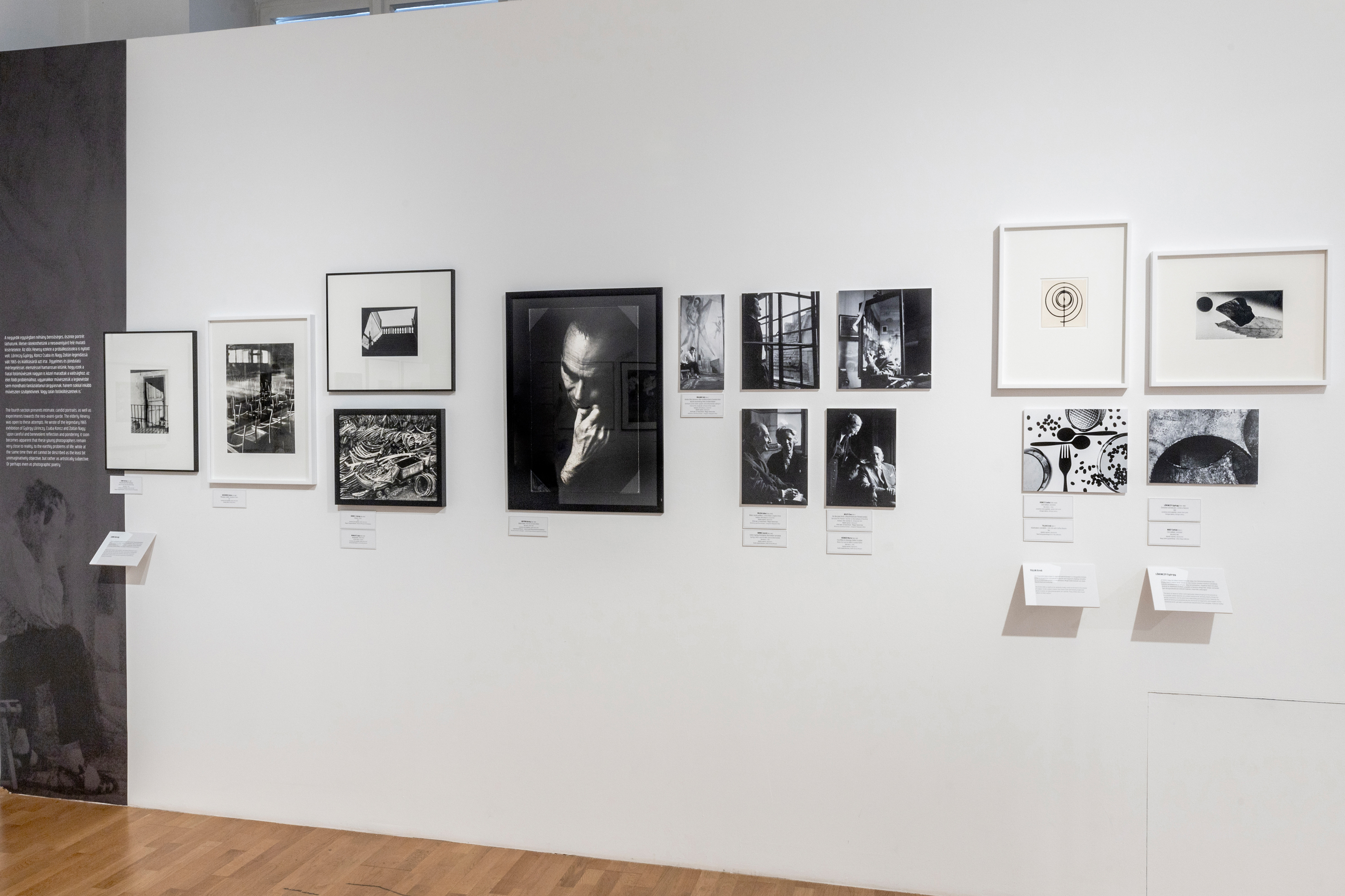 Purely Photographic: Iván Hevesy and the Beginnings of Modern Hungarian Photography, exhibition interior Photo: Zsolt Birtalan / PIM