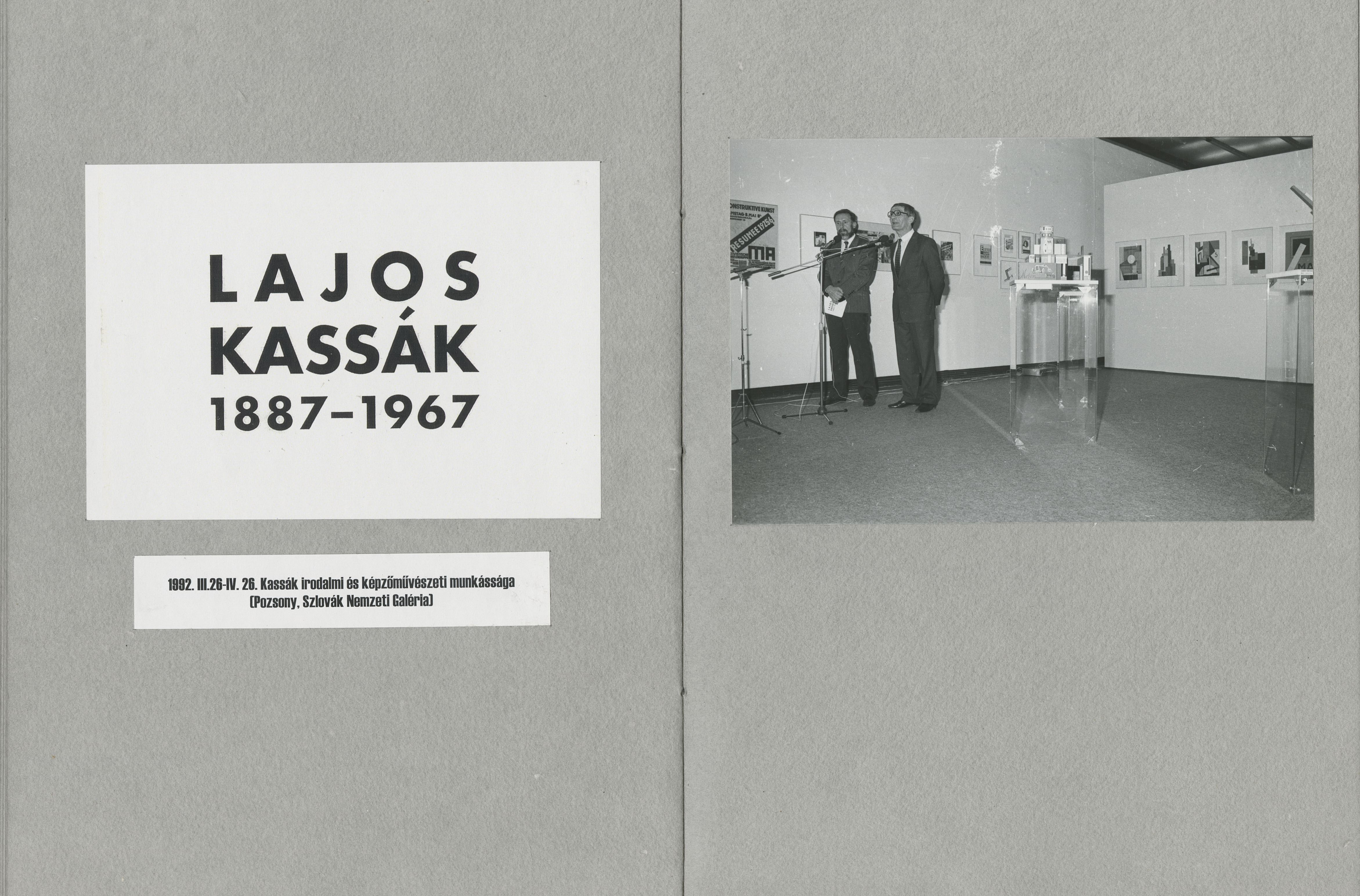 "25 éves a Csaplár Múzeum" – Fotóalbum Csaplár Ferenc köszöntésére, 2001 (Kassák Múzeum)
