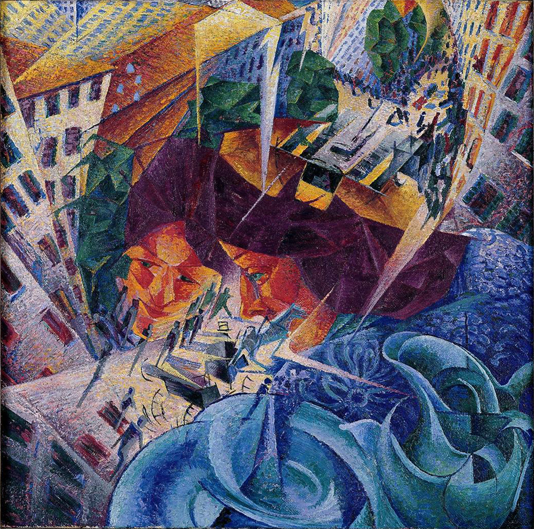 Umberto Boccioni: Szimultán víziók, 1912