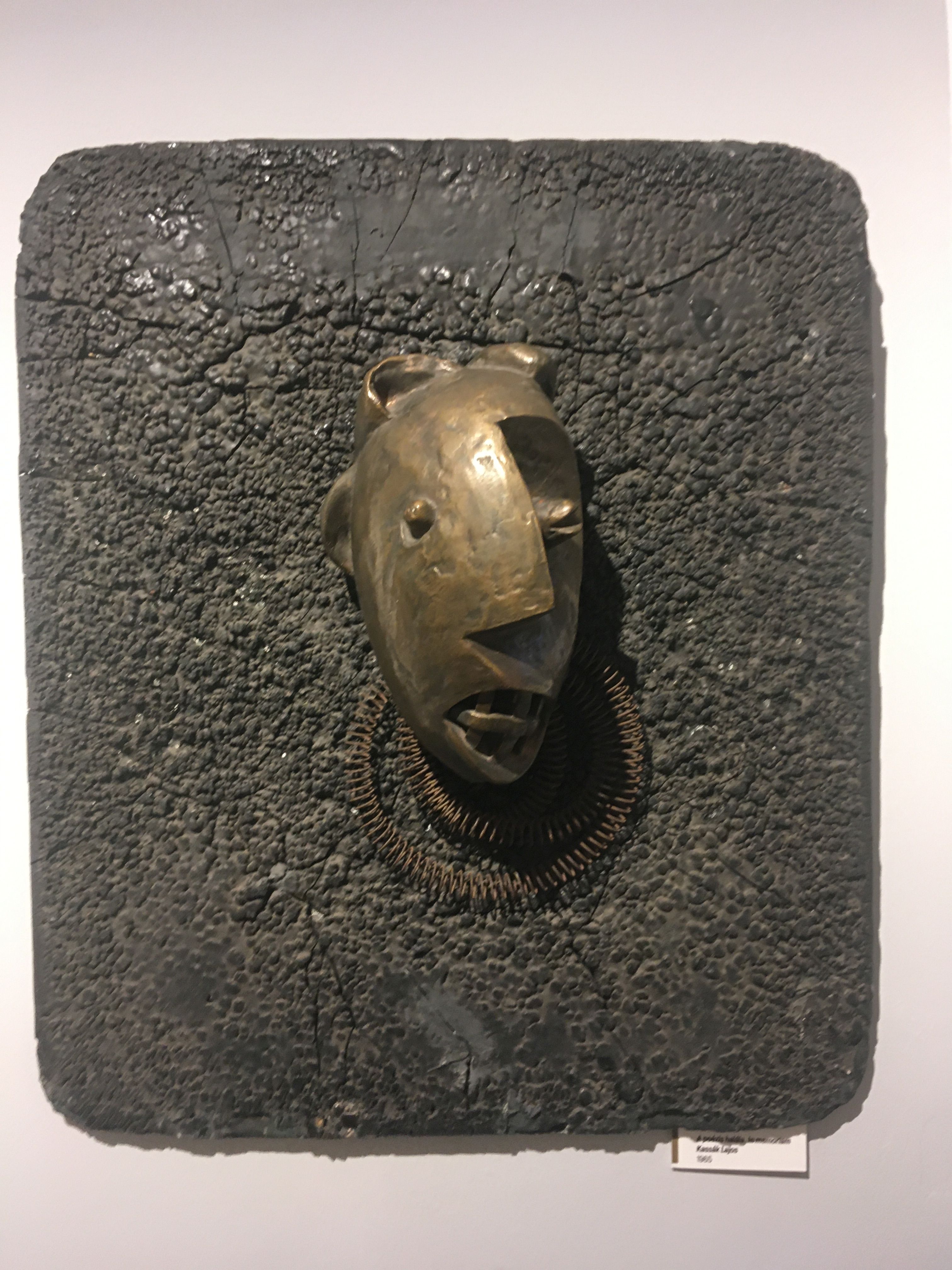 Vörös Béla: A poézis halála (1965) fotó: Kassák Múzeum