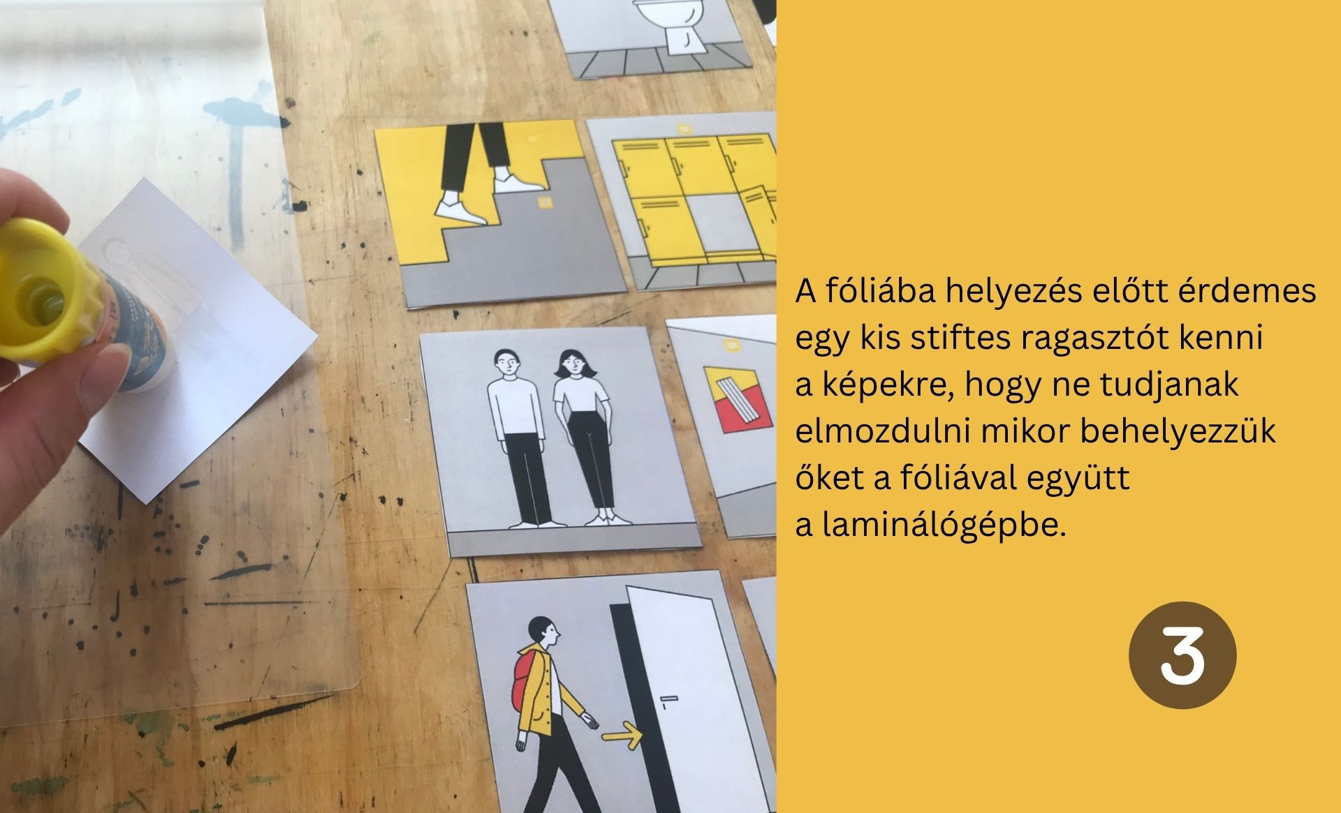 múzeumi időszalag készítés fázisai