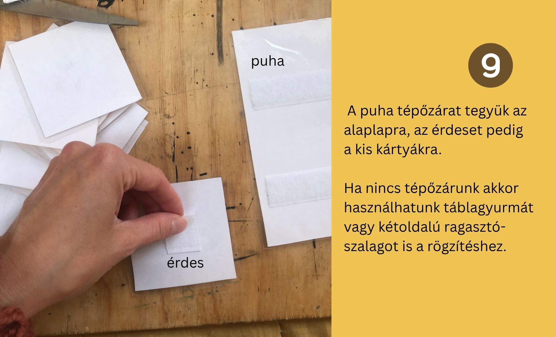 múzeumi időszalag készítés fázisai