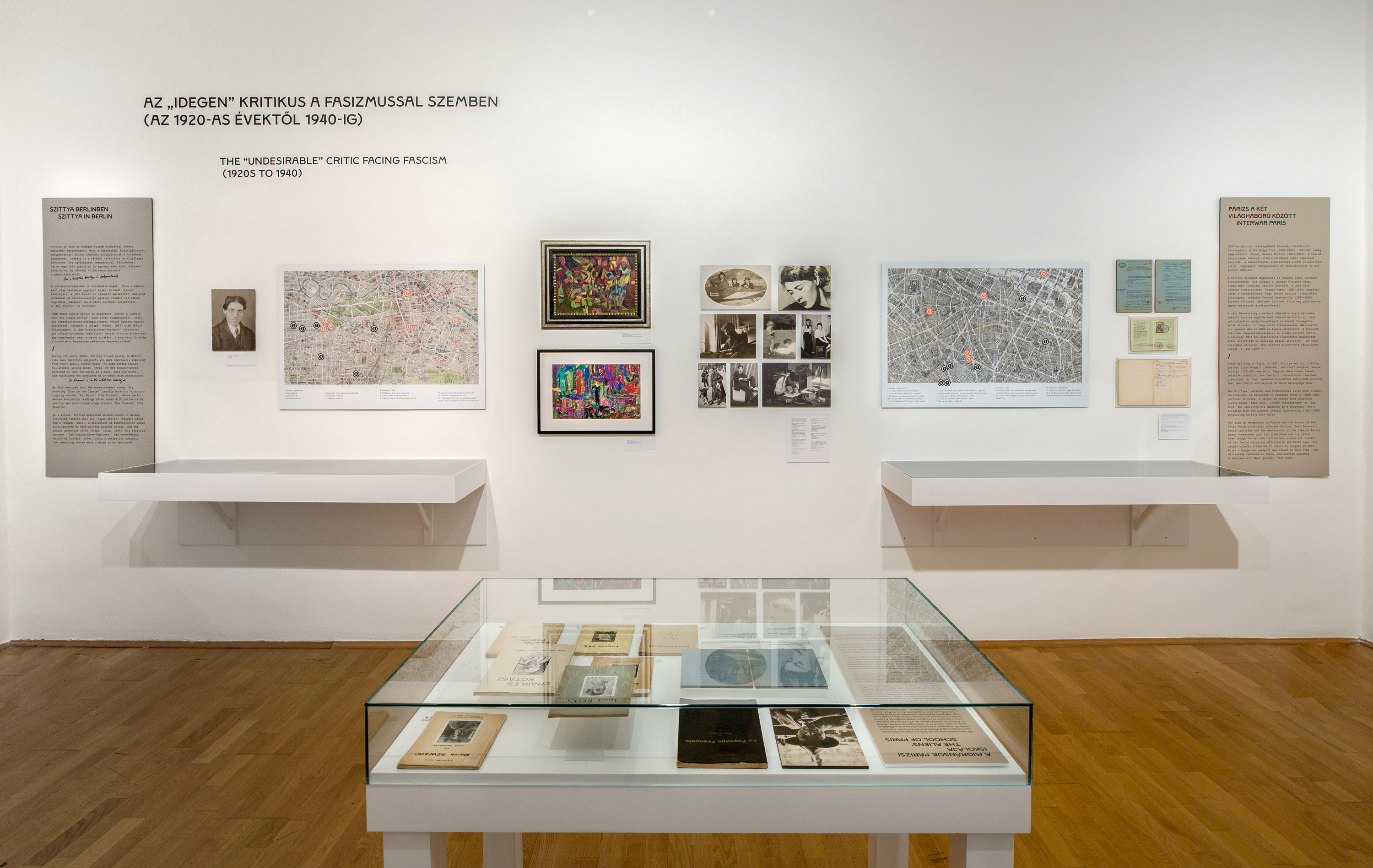 A Csavargások Anarchiában. Szittya Emil (1886-1964) kiállítás enteriőr Fotó: Birtalan Zsolt