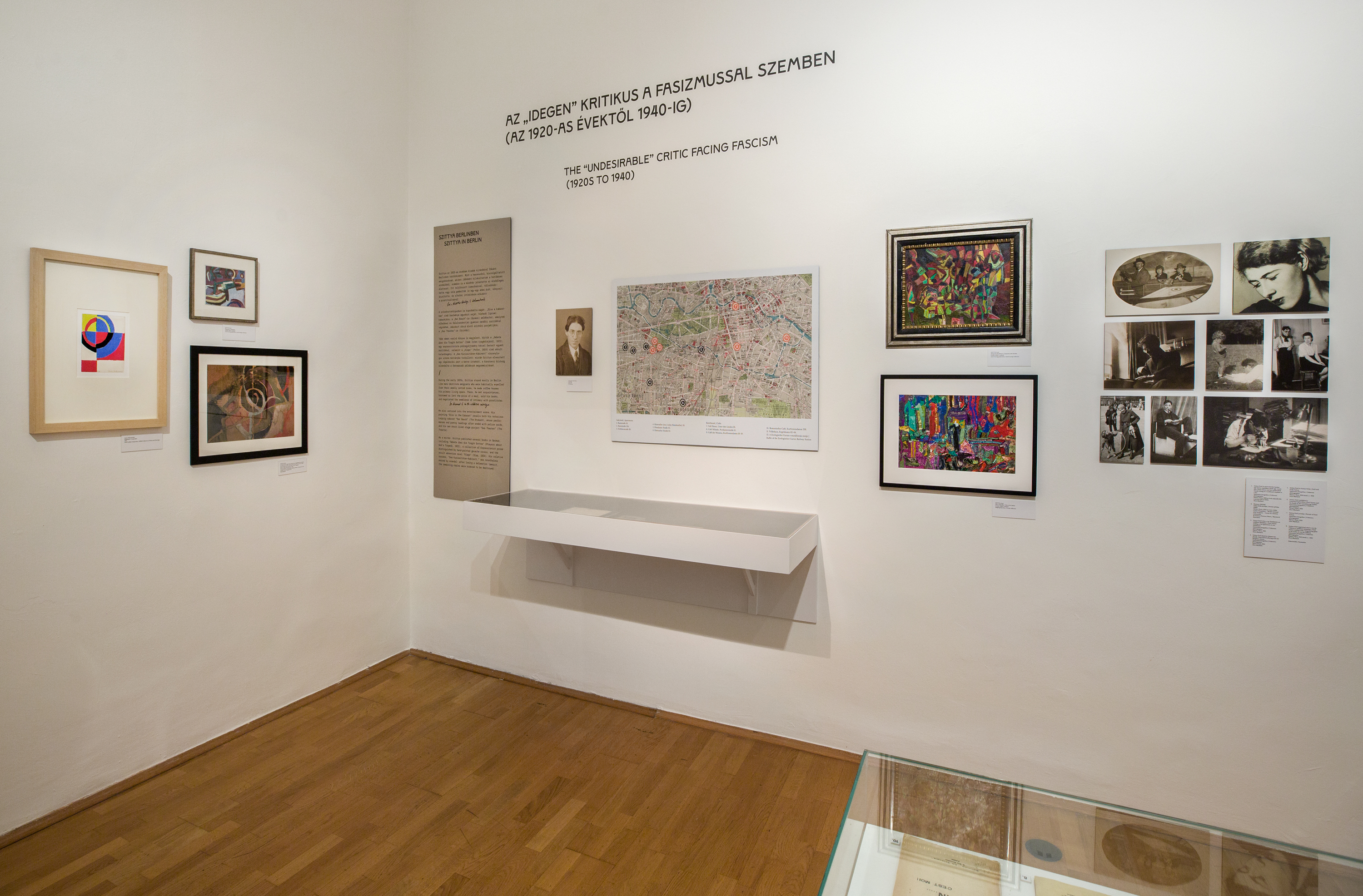 A Csavargások Anarchiában. Szittya Emil (1886-1964) kiállítás enteriőr Fotó: Birtalan Zsolt