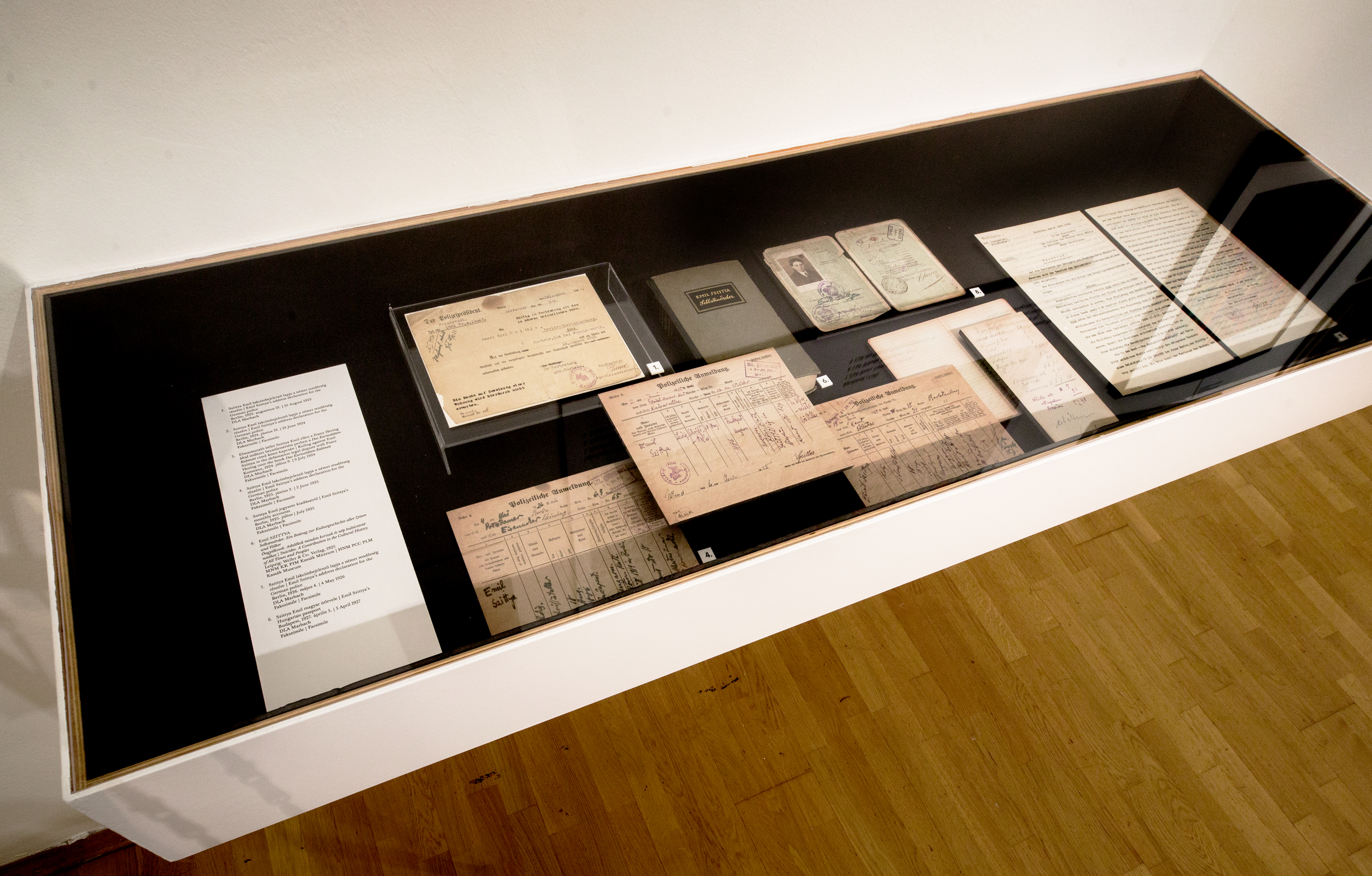 A Csavargások Anarchiában. Szittya Emil (1886-1964) kiállítás enteriőr Fotó: Birtalan Zsolt