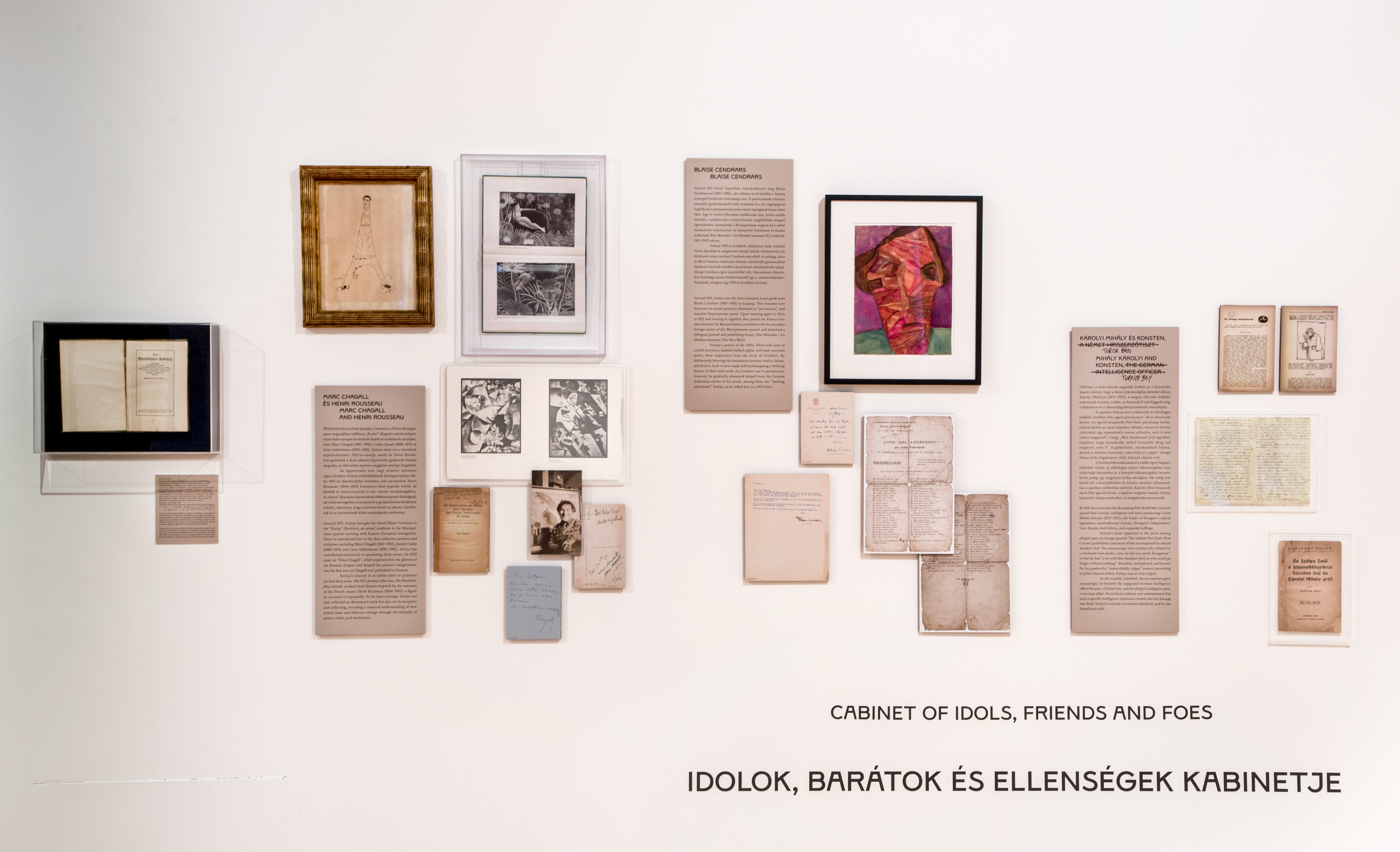 A Csavargások Anarchiában. Szittya Emil (1886-1964) kiállítás enteriőr Fotó: Birtalan Zsolt