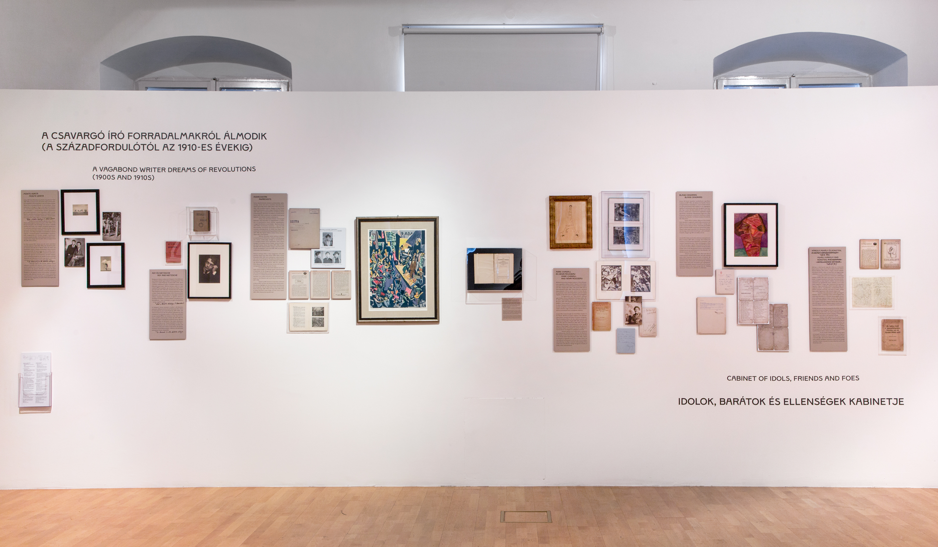 A Csavargások Anarchiában. Szittya Emil (1886-1964) kiállítás enteriőr Fotó: Birtalan Zsolt