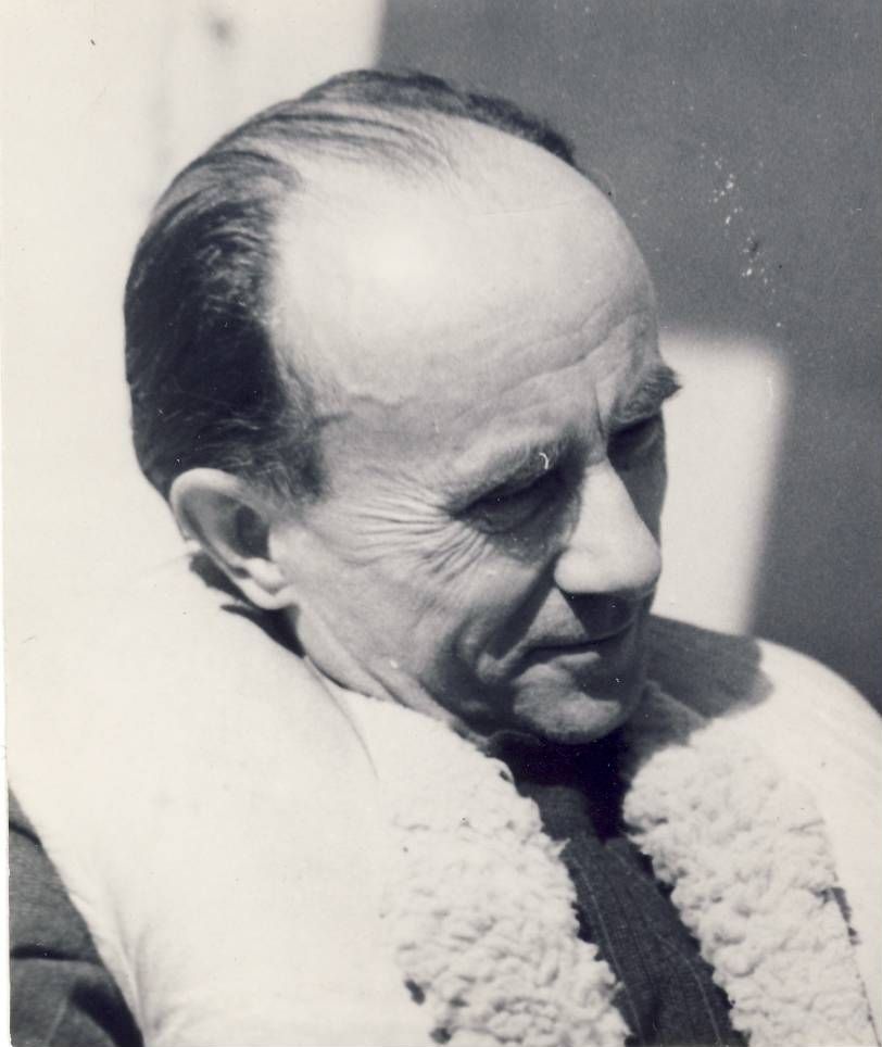 Kassák Lajos, Békásmegyer, 1946, Gönci Frühof Sándor felvétele