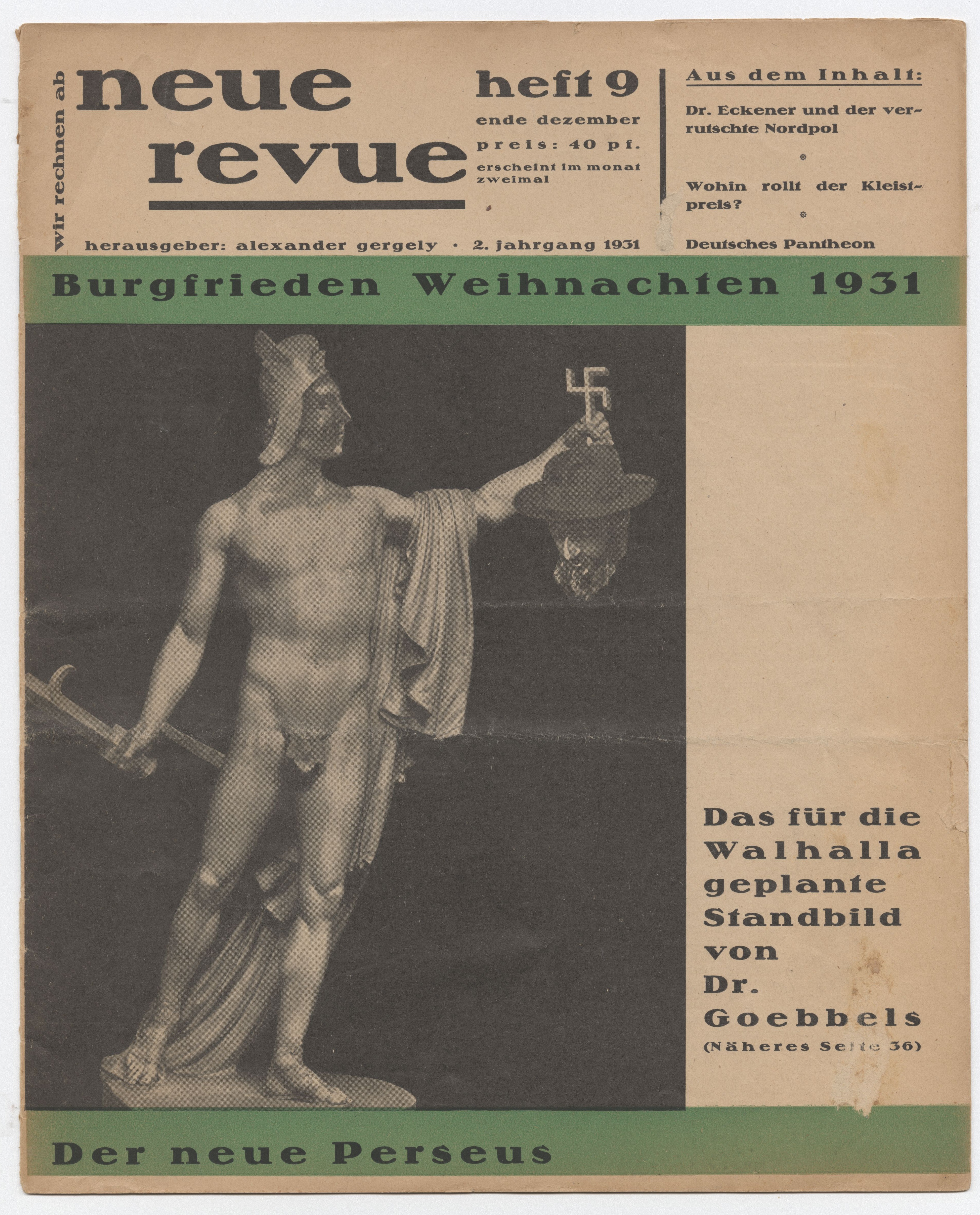 Neue Revue, 9. szám, 1931. december (Kassák Múzeum)