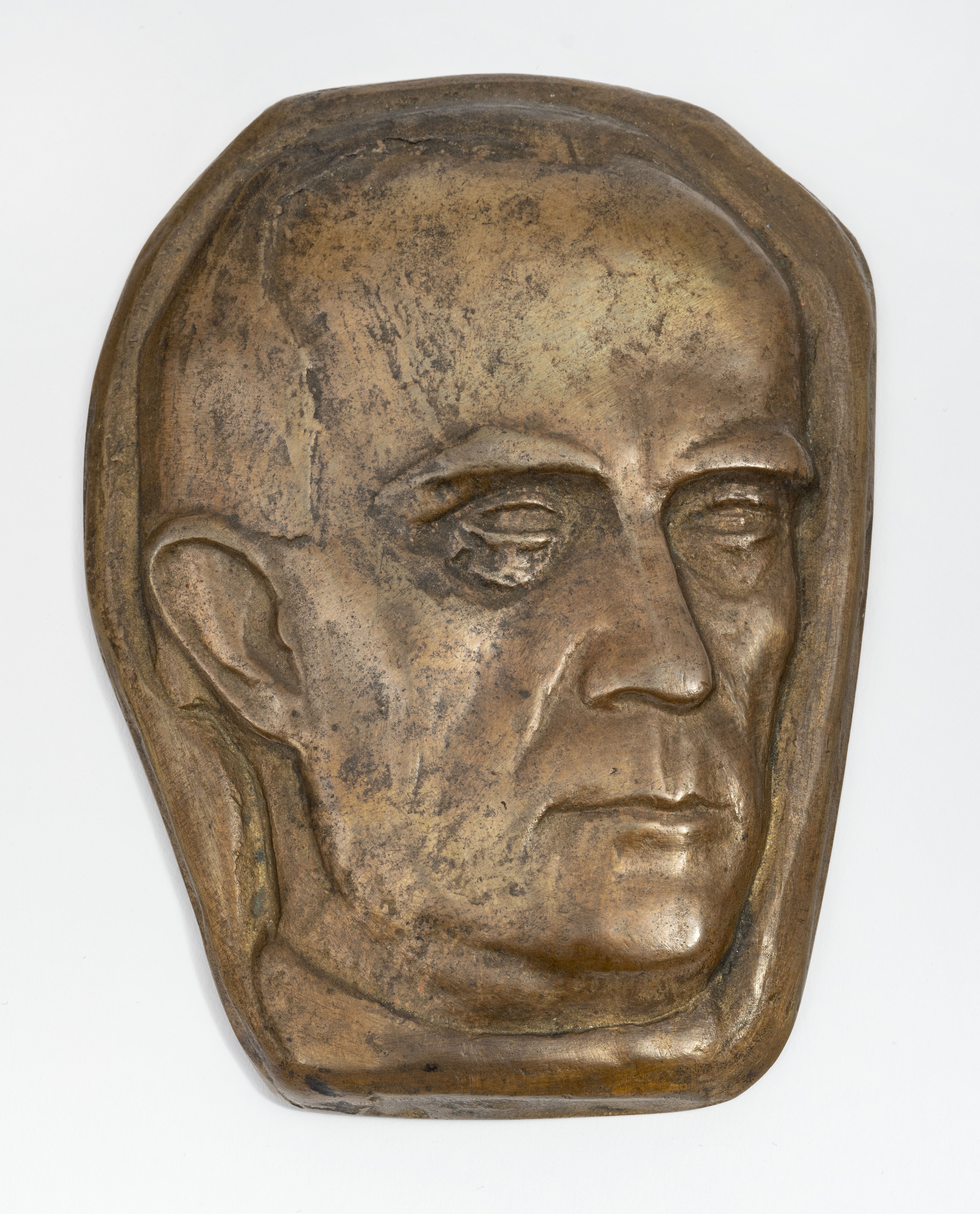 Beck András: Kassák Lajos 60 éves, 1947, bronz, KKL-94.6.1
