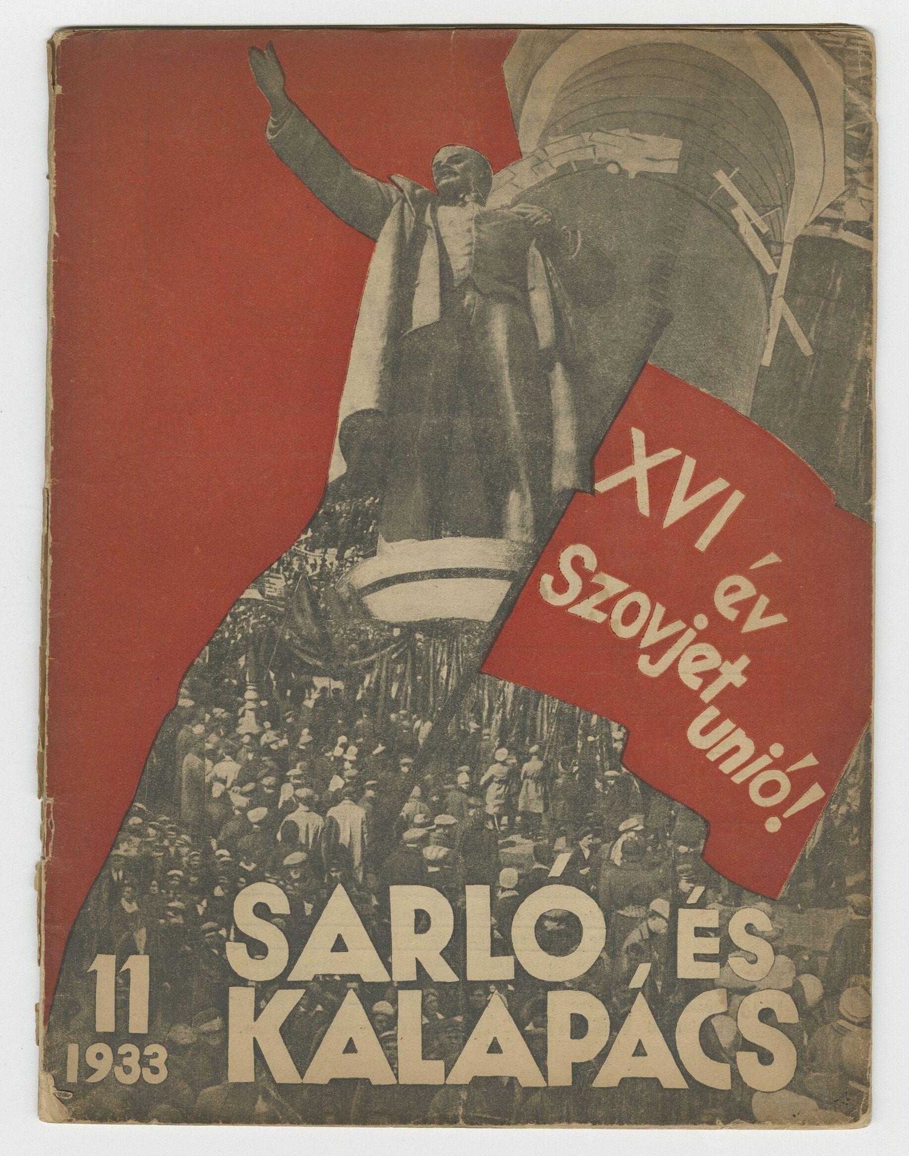 18. Sarló és Kalapács, 5. évf. 11. szám, 1933. november, Petőfi Irodalmi Múzeum