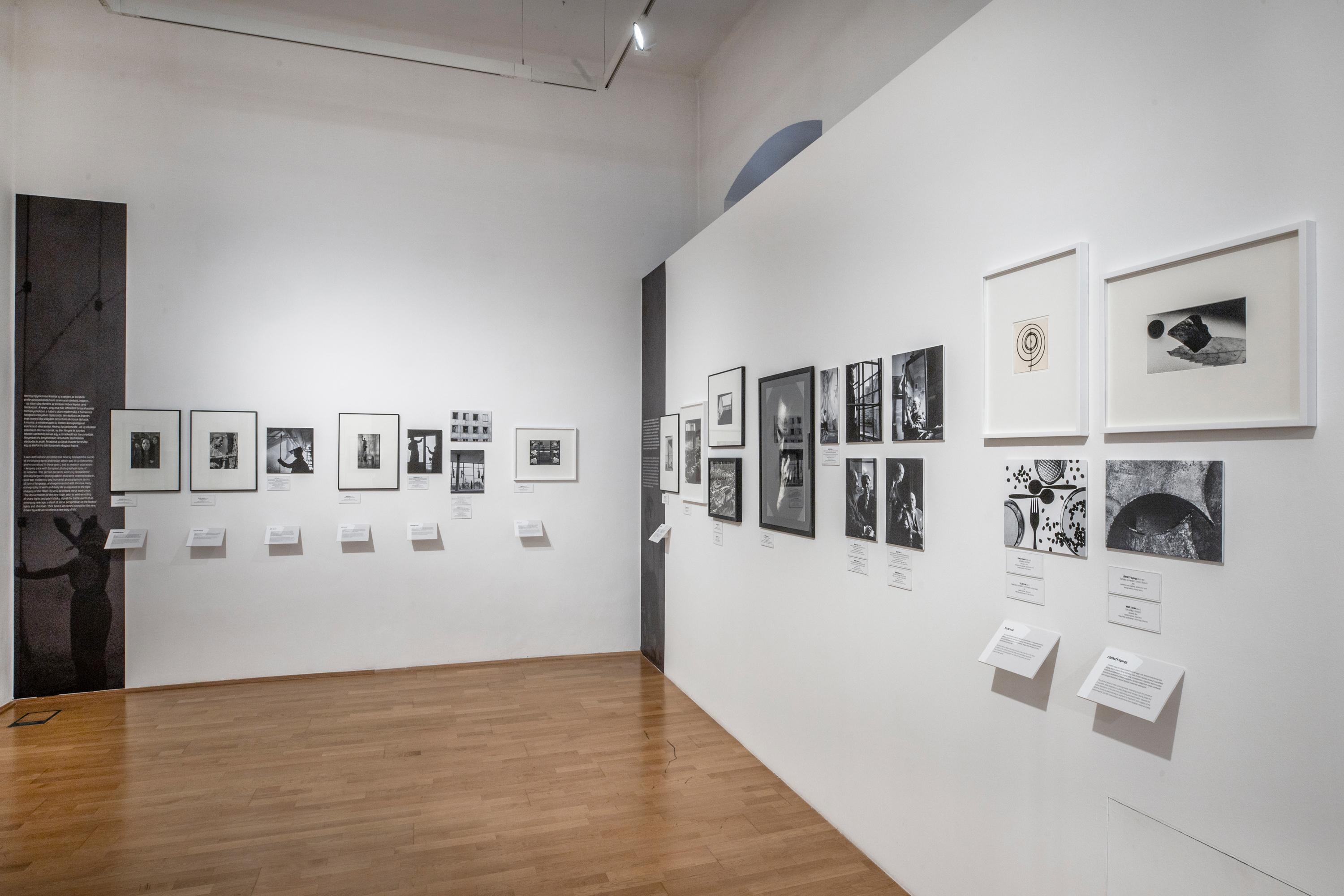 Purely Photographic: Iván Hevesy and the Beginnings of Modern Hungarian Photography, exhibition interior Photo: Zsolt Birtalan / PIM