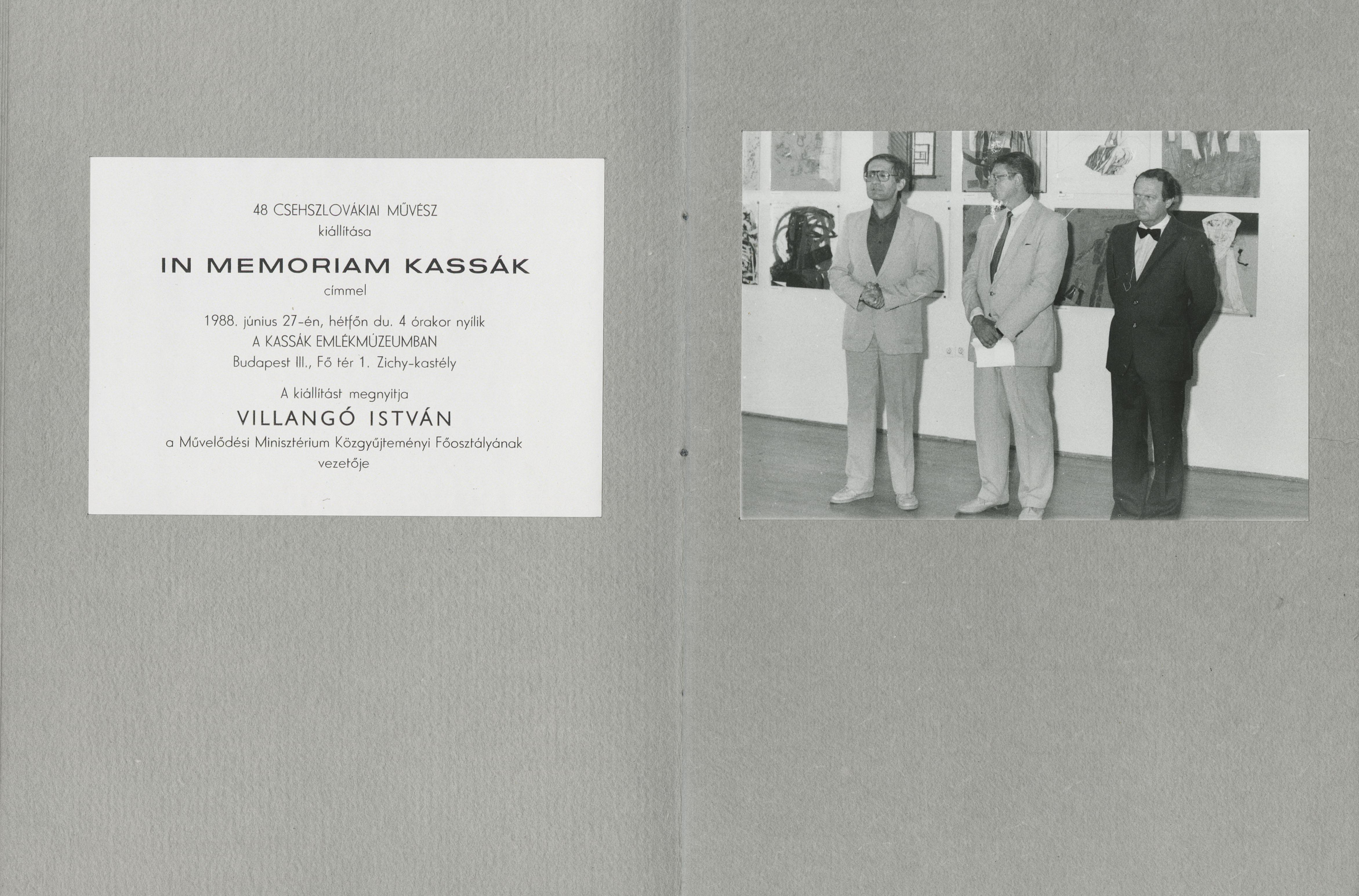 "25 éves a Csaplár Múzeum" – Fotóalbum Csaplár Ferenc köszöntésére, 2001 (Kassák Múzeum)