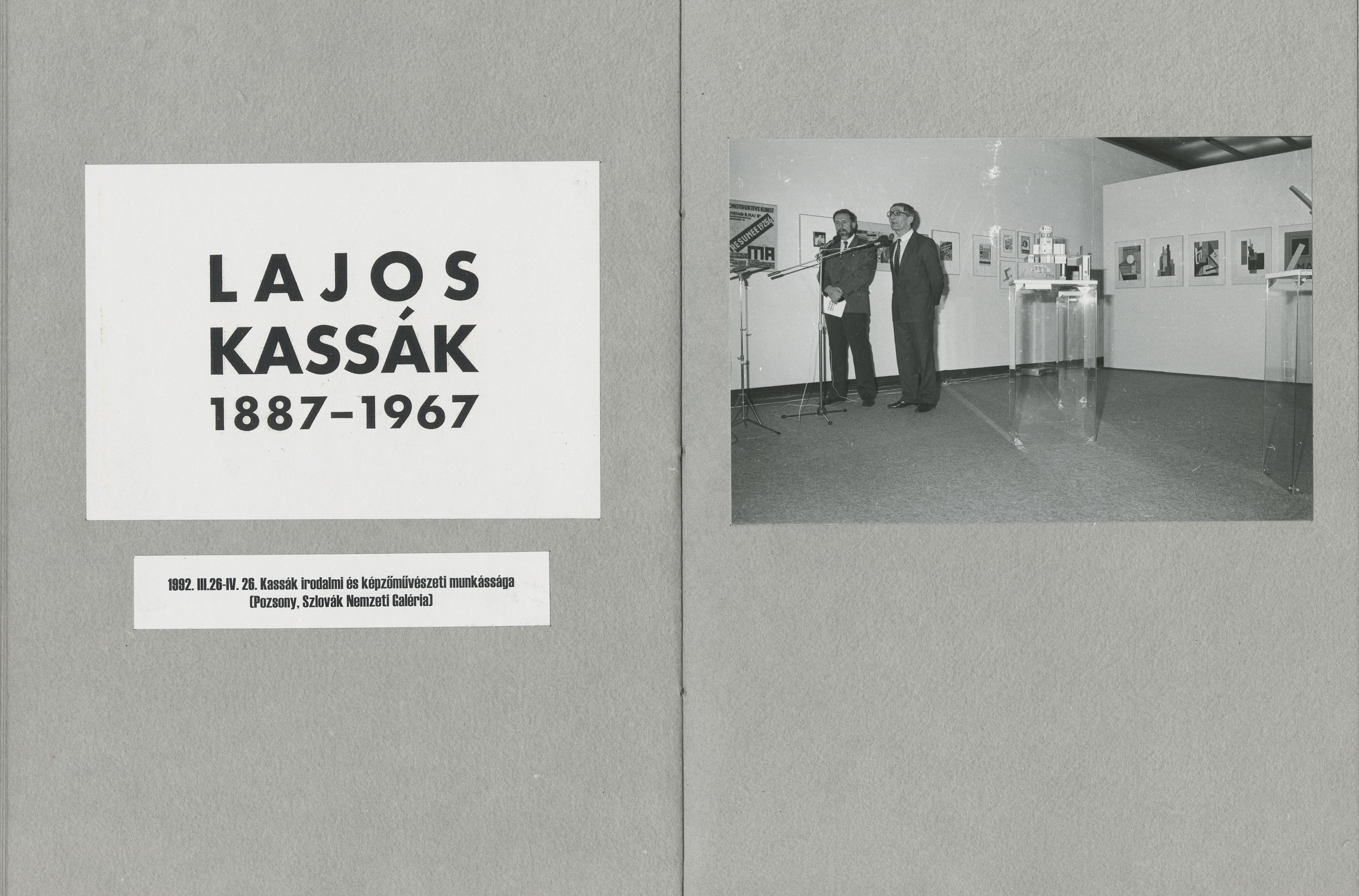 "25 éves a Csaplár Múzeum" – Fotóalbum Csaplár Ferenc köszöntésére, 2001 (Kassák Múzeum)