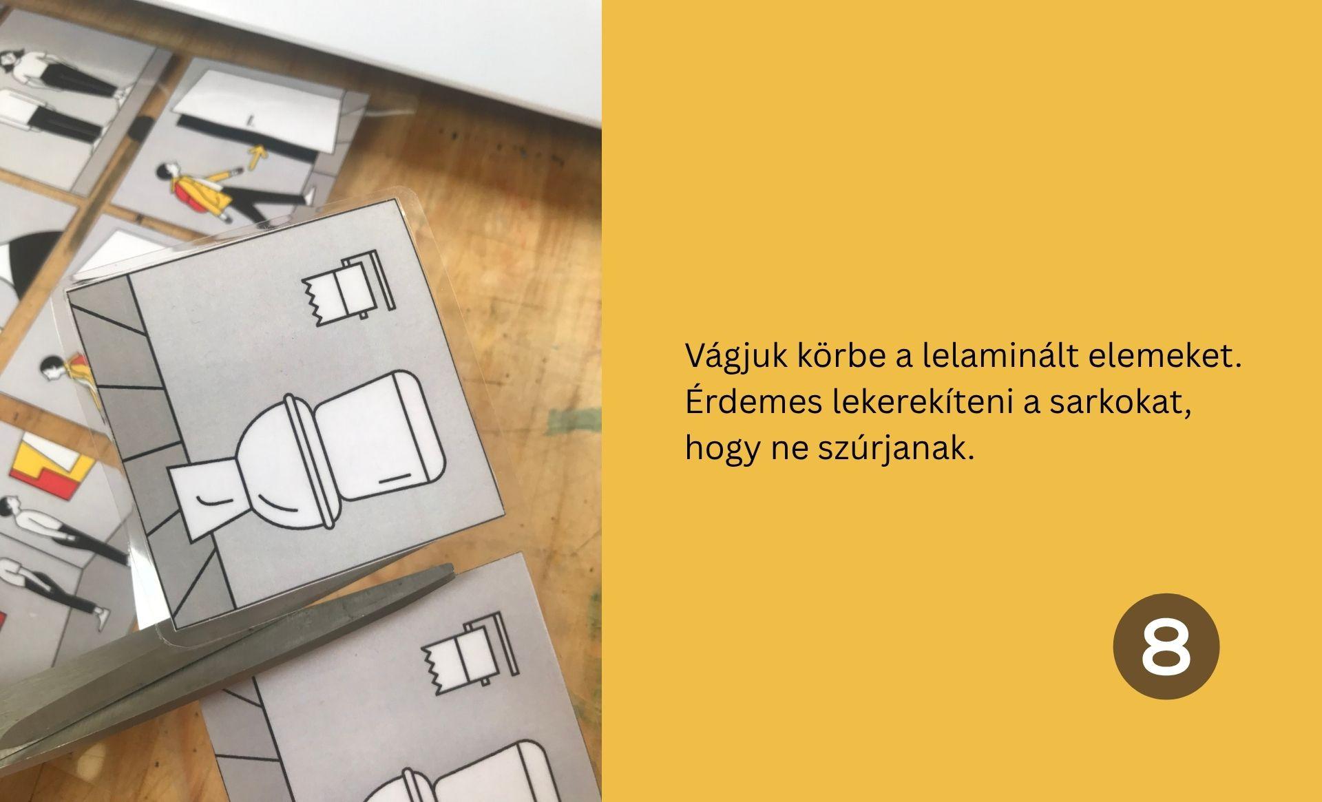 múzeumi időszalag készítés fázisai