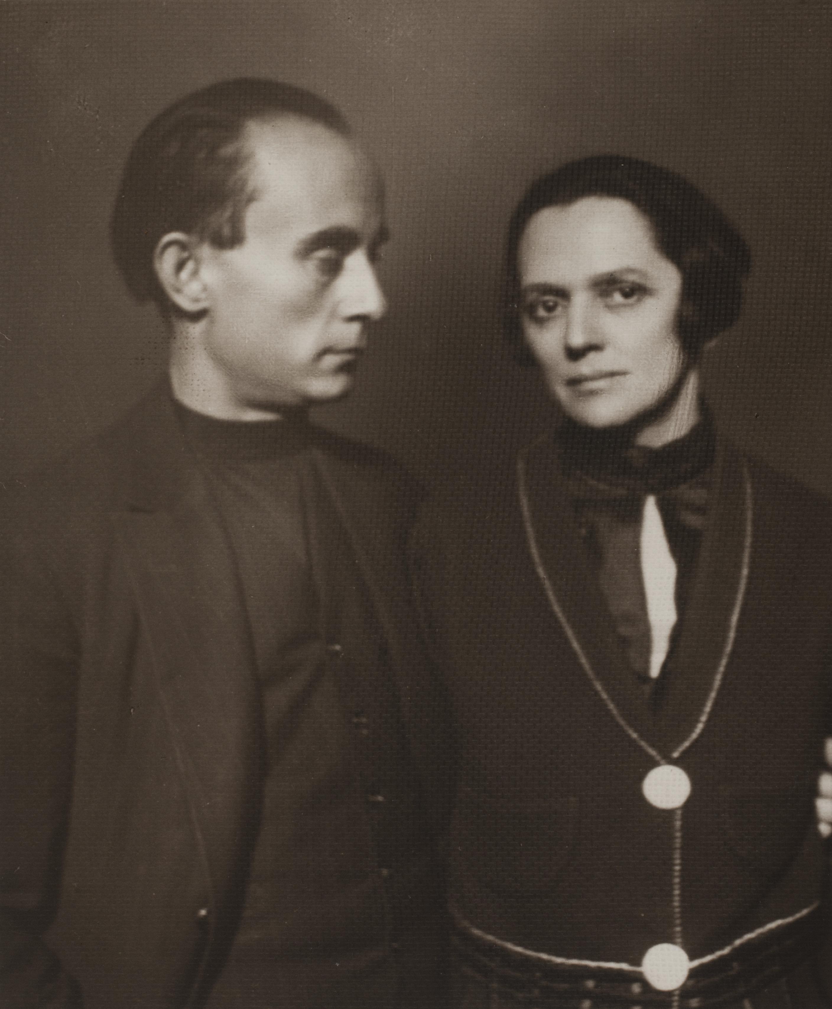 Rónai Dénes: Kassák és felesége, Simon Jolán, 1927.