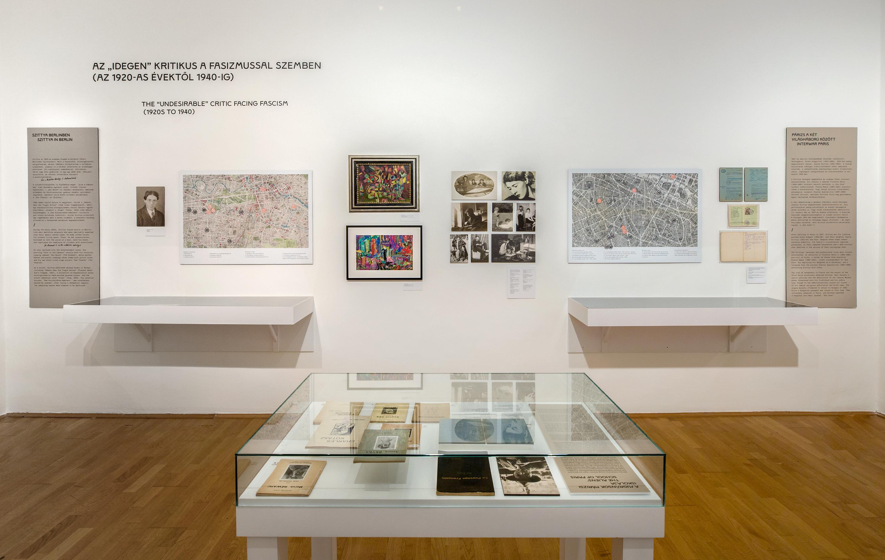 A Csavargások Anarchiában. Szittya Emil (1886-1964) kiállítás enteriőr Fotó: Birtalan Zsolt