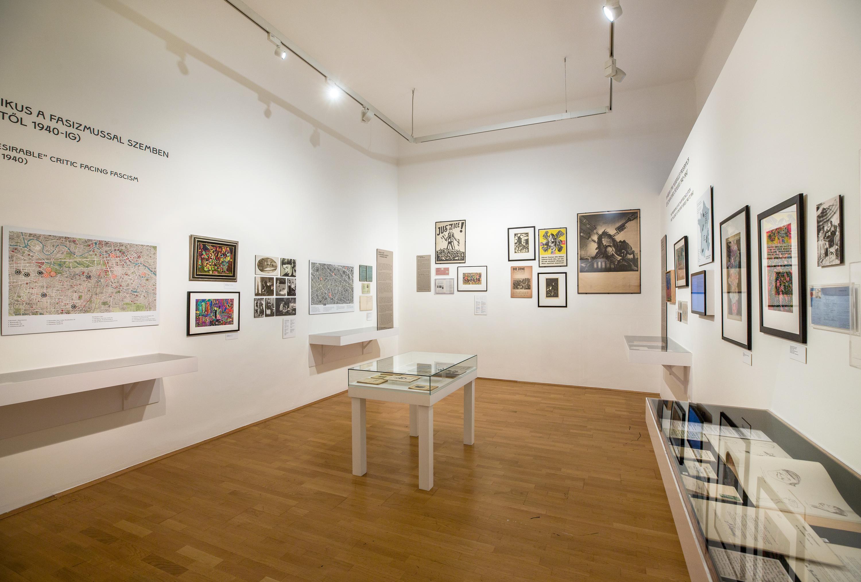 A Csavargások Anarchiában. Szittya Emil (1886-1964) kiállítás enteriőr Fotó: Birtalan Zsolt