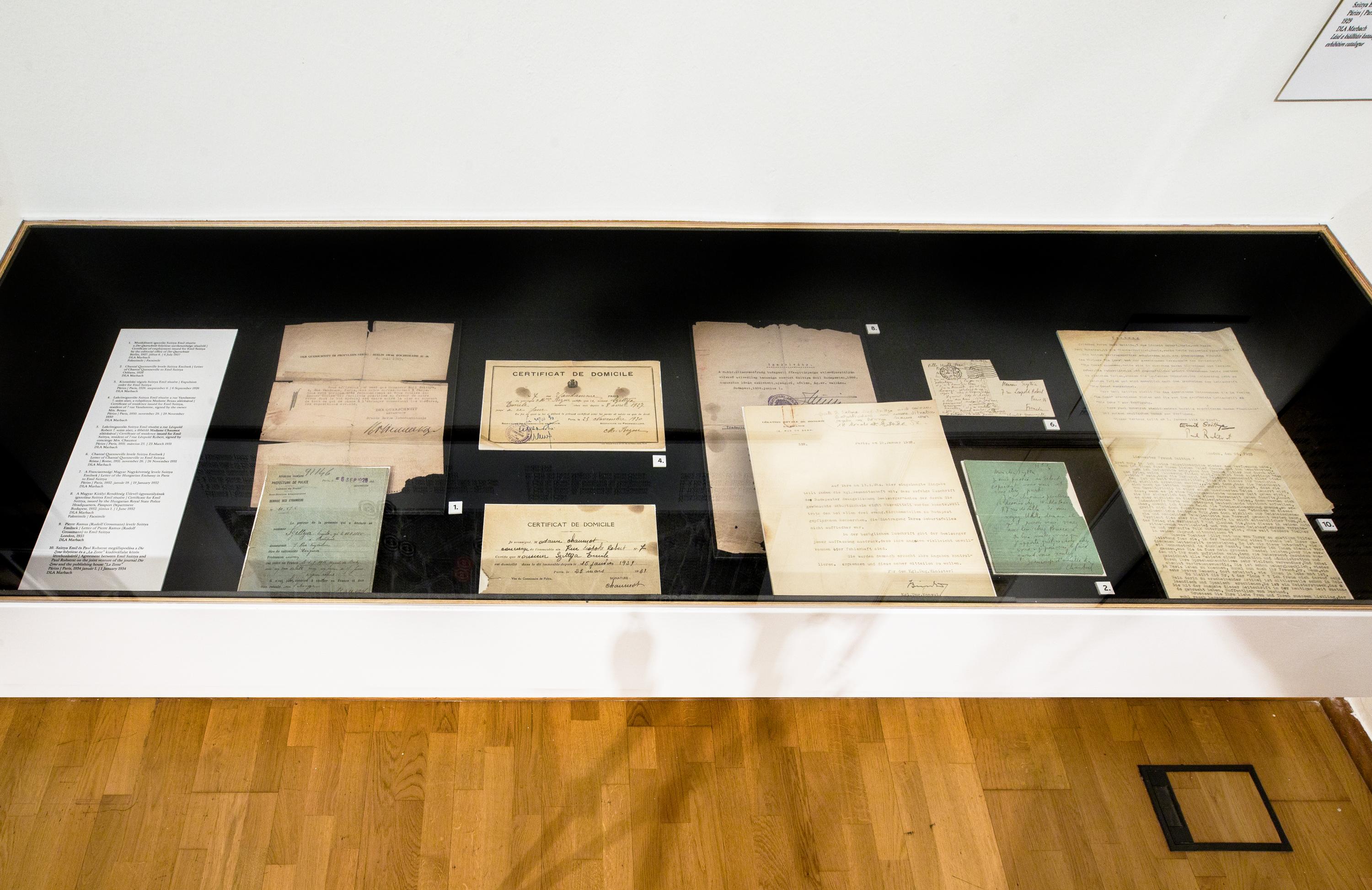 A Csavargások Anarchiában. Szittya Emil (1886-1964) kiállítás enteriőr Fotó: Birtalan Zsolt