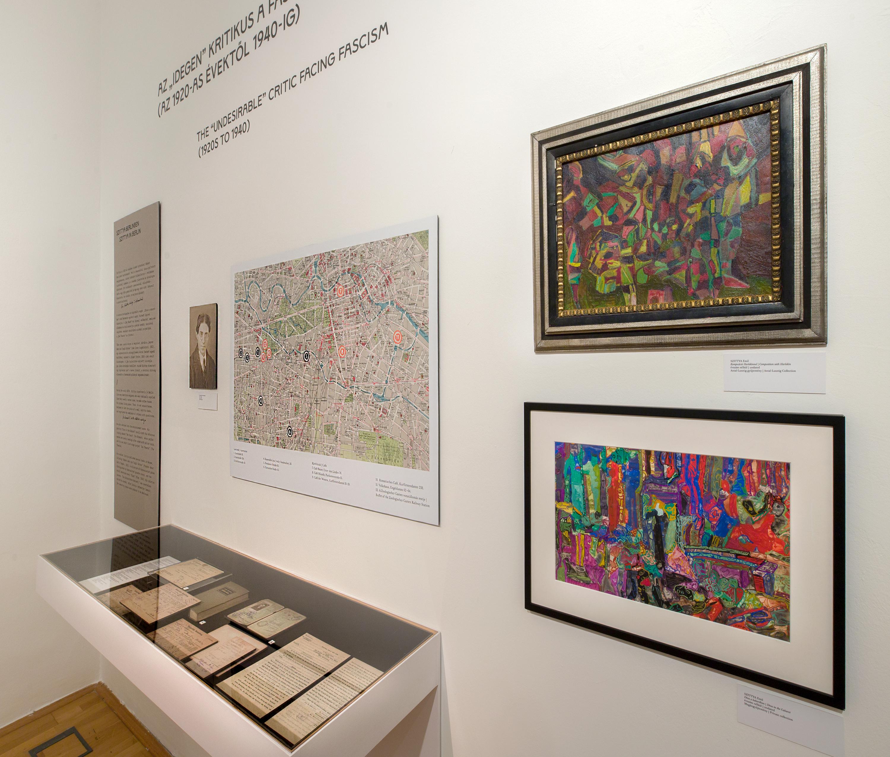 A Csavargások Anarchiában. Szittya Emil (1886-1964) kiállítás enteriőr Fotó: Birtalan Zsolt