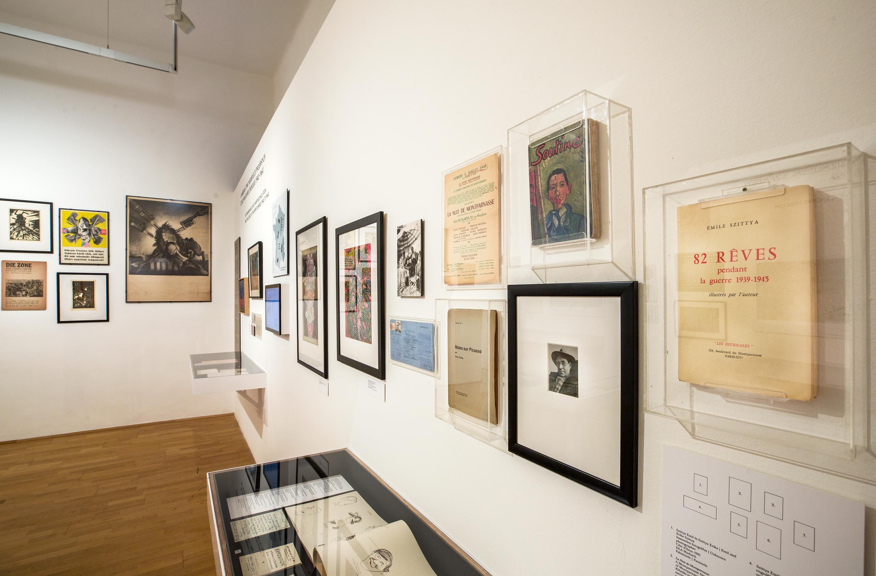 A Csavargások Anarchiában. Szittya Emil (1886-1964) kiállítás enteriőr Fotó: Birtalan Zsolt