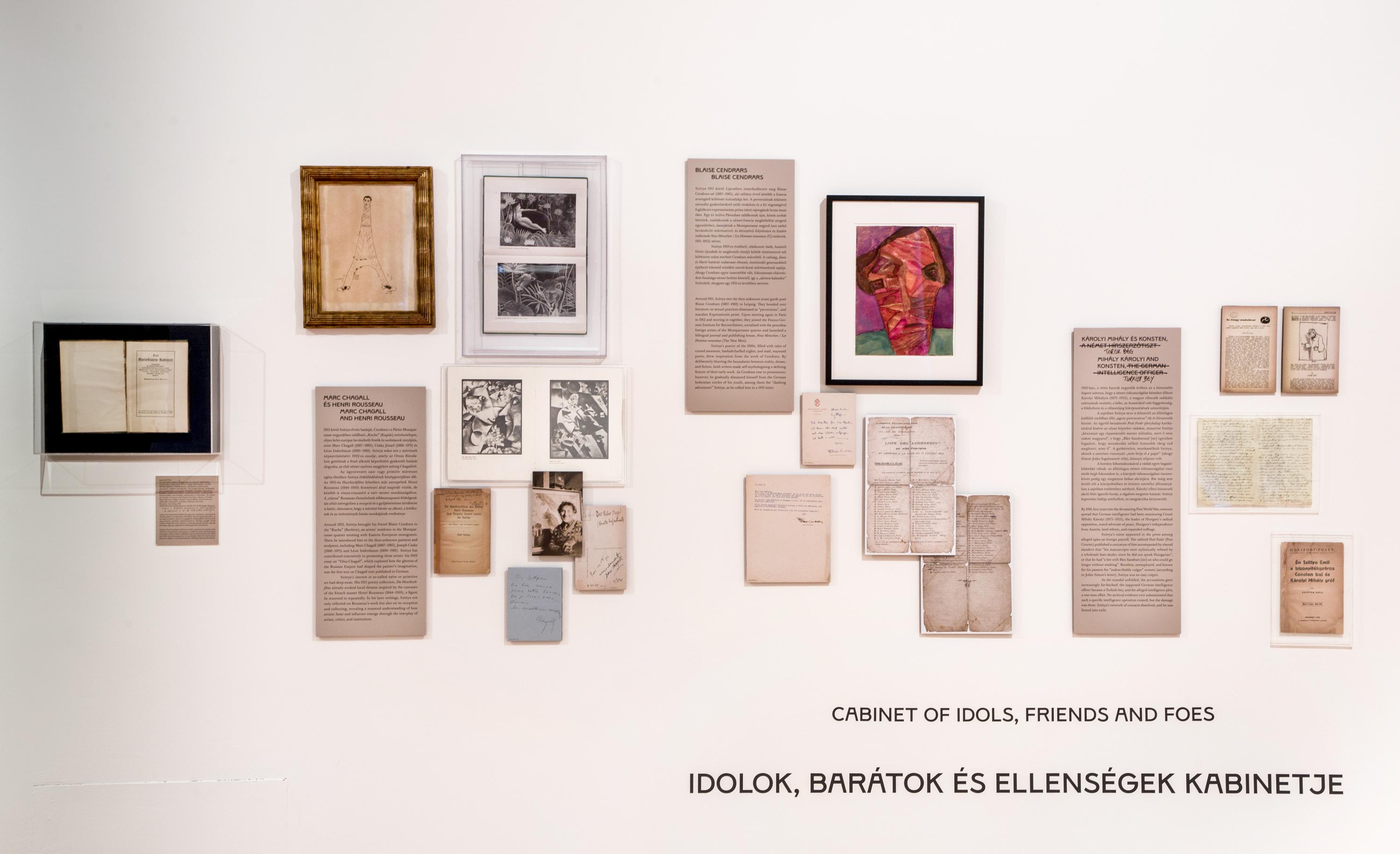 A Csavargások Anarchiában. Szittya Emil (1886-1964) kiállítás enteriőr Fotó: Birtalan Zsolt