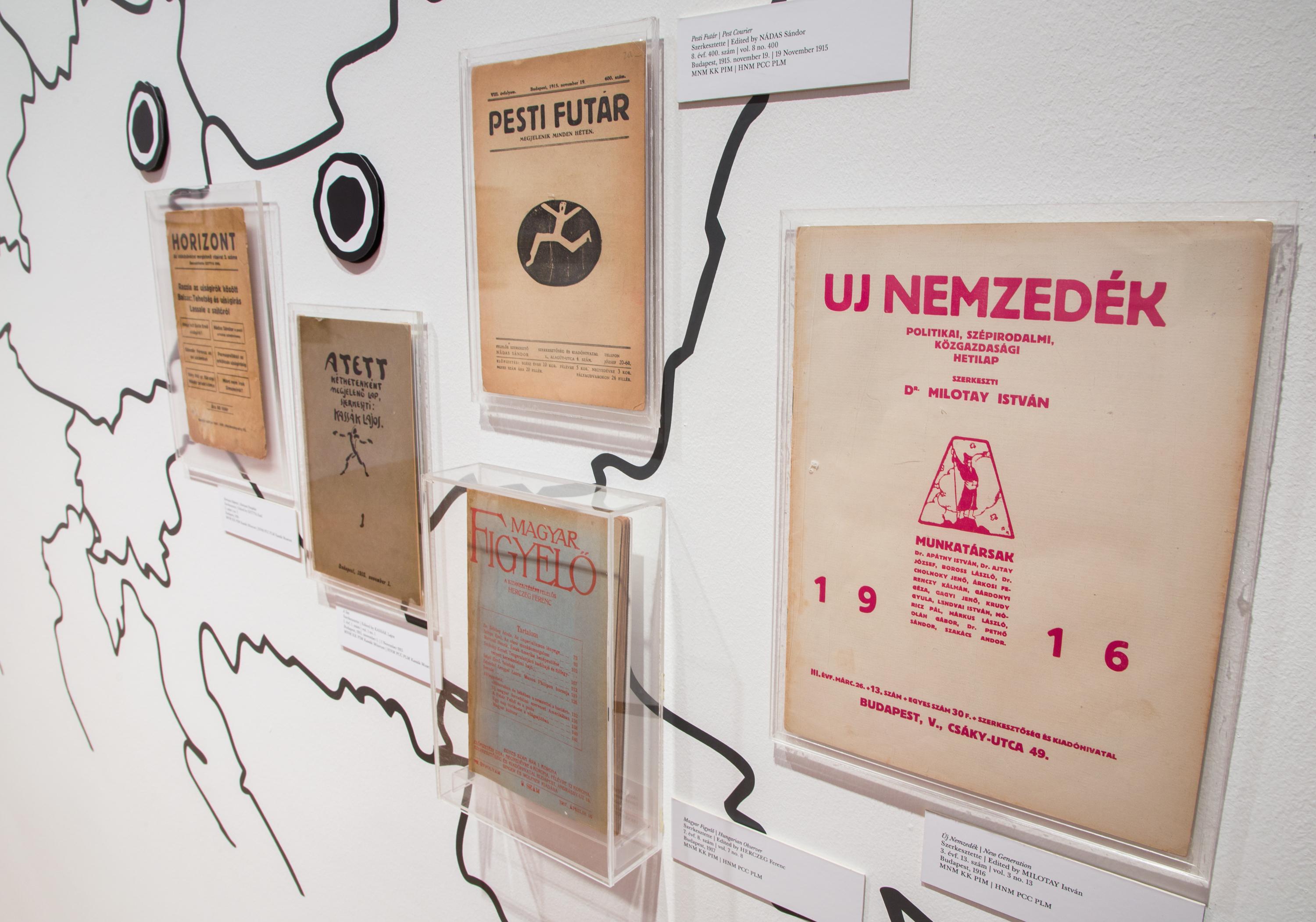 A Csavargások Anarchiában. Szittya Emil (1886-1964) kiállítás enteriőr Fotó: Birtalan Zsolt