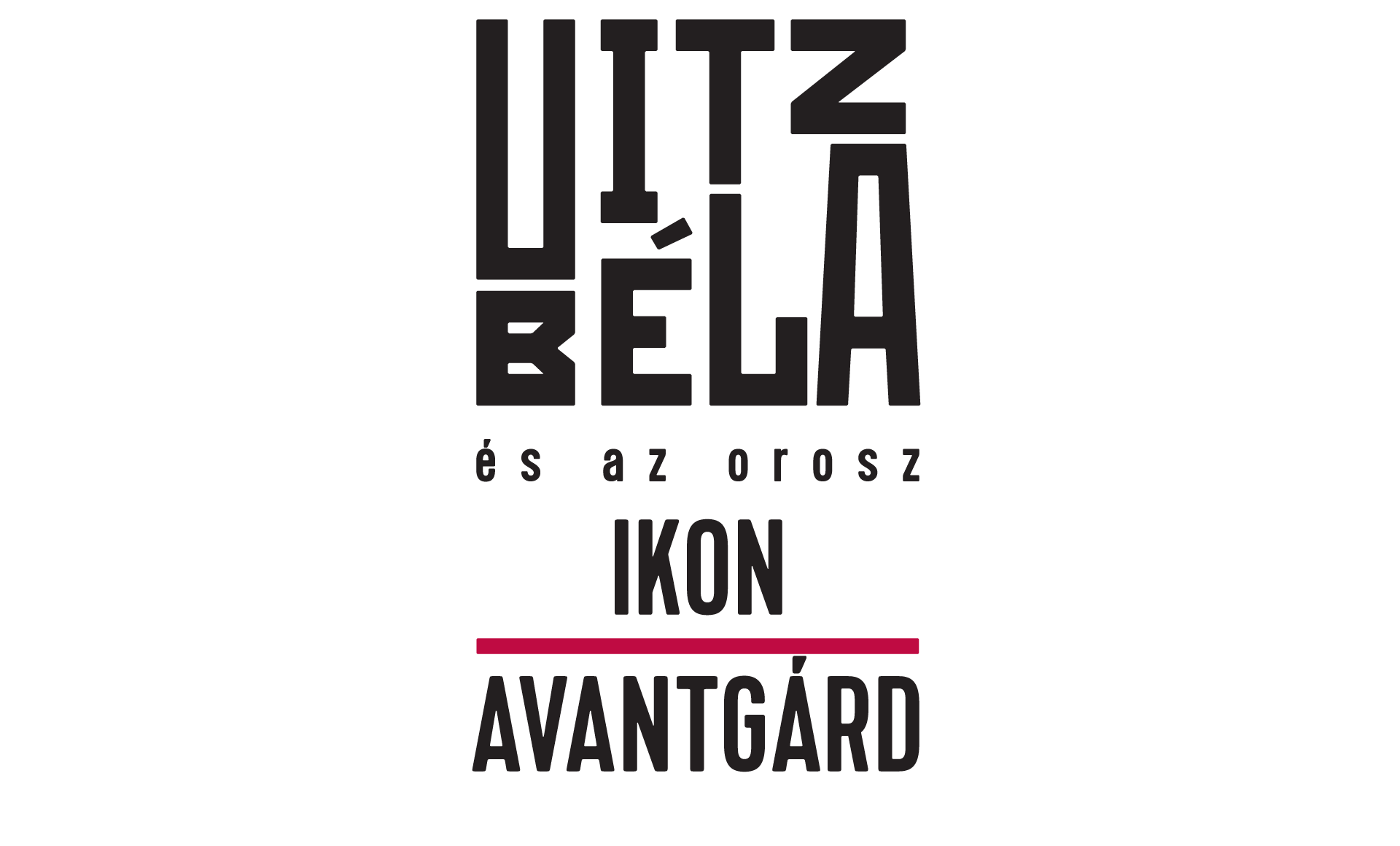 Uitz Béla és az orosz ikon / avantgárd kiállítás logója