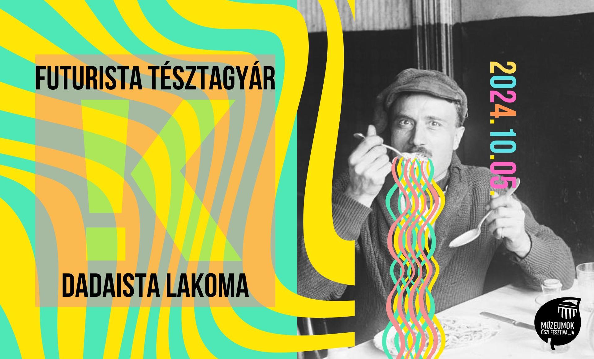 Futurista tésztagyár+dadaista lakoma banner