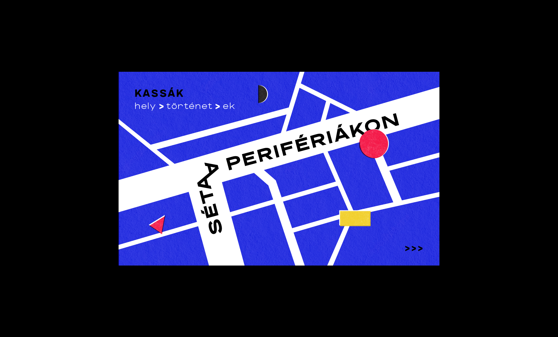 Séta a perifériákon sorozat banner - kék