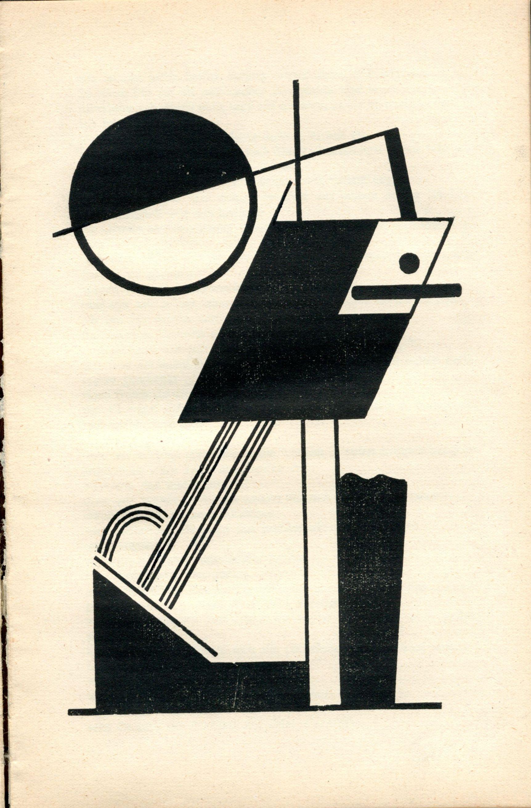 folyóirat lap: Ludwig Kassák: MA-Buch, Gedichte. Bécs és Berlin, Der Sturm, 1923